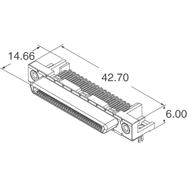 714300004 Molex  Centronics Connectors
